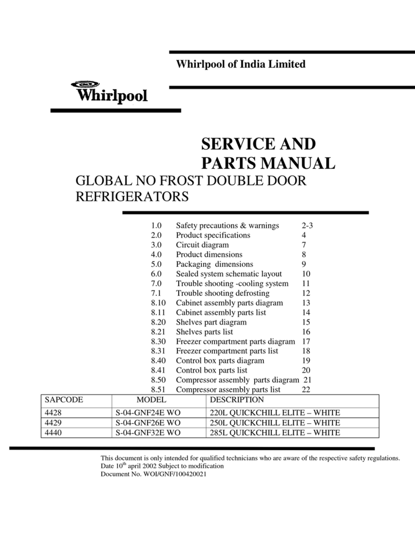 Whirlpool S-04-GNF32E WO Service and parts manual