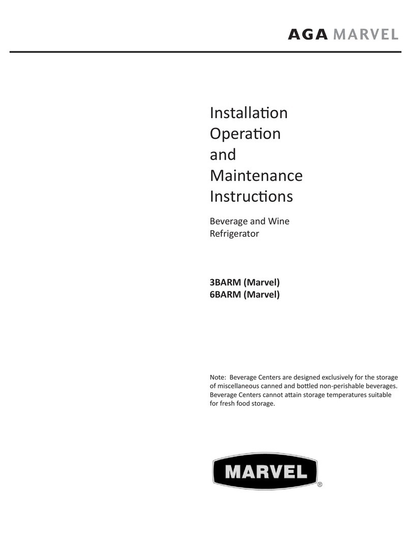 AGA marvel 3BARM Installation, operation and maintenance instructions AGA marvel 3BARM Installation, operation and maintenance instructions