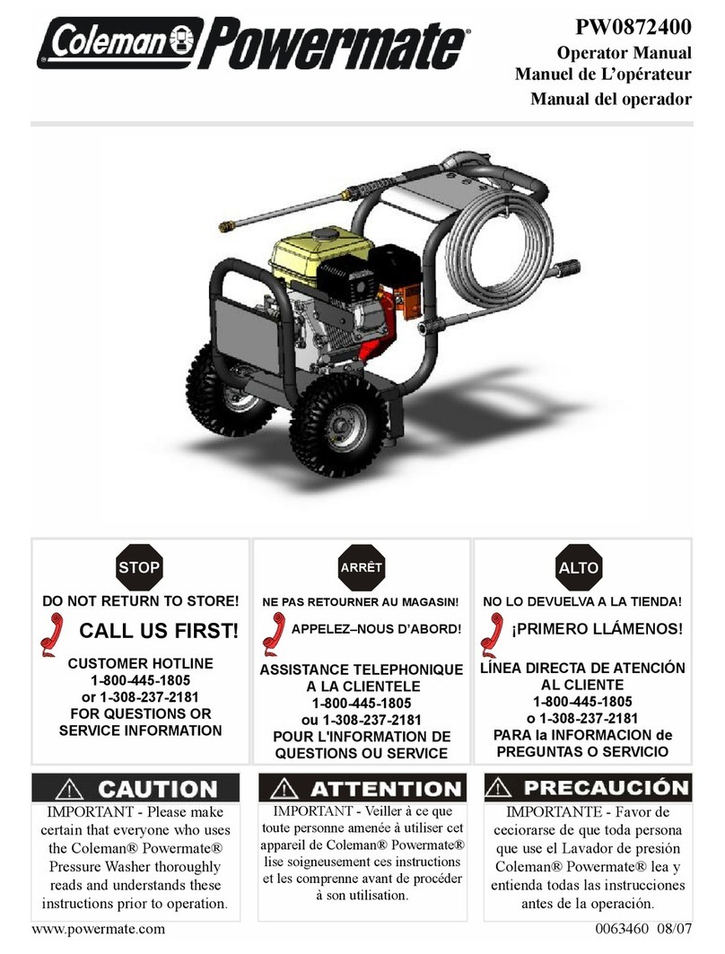 Coleman Powermate PW0872400 User manual