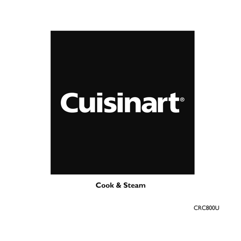 Cuisinart Cook & Steam User manual