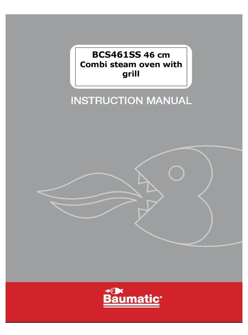 Baumatic BCS461SS User manual