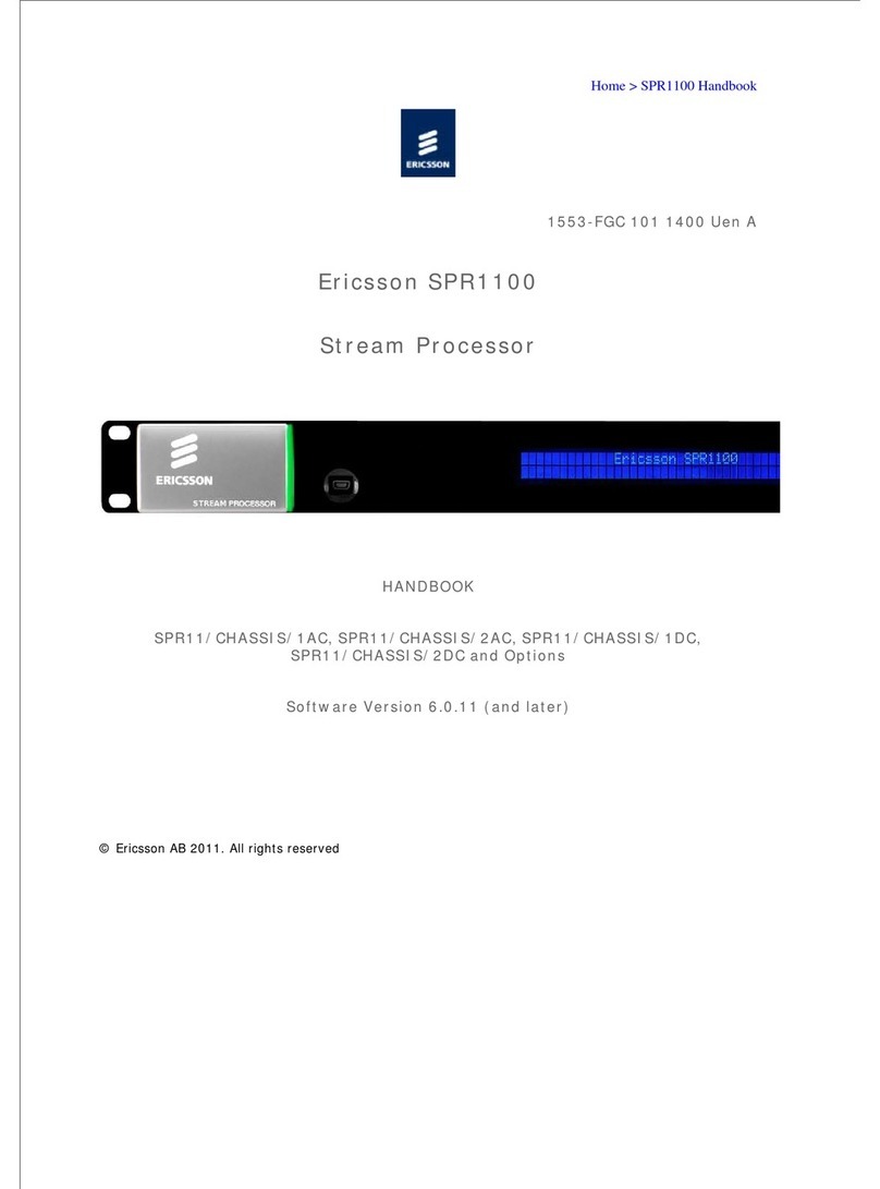 Ericsson SPR1100 Handbook
