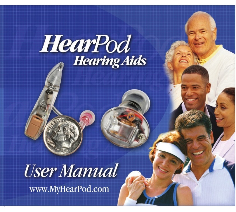 HearPod Hearing Aid User manual