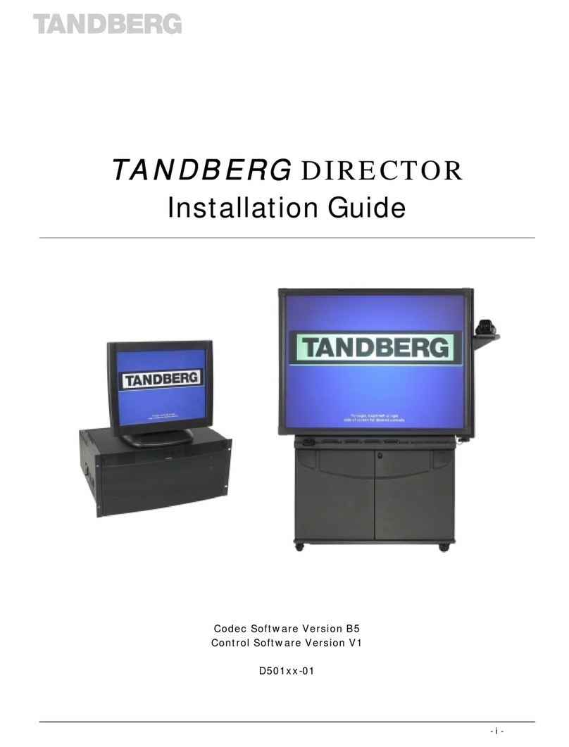TANDBERG Director User manual