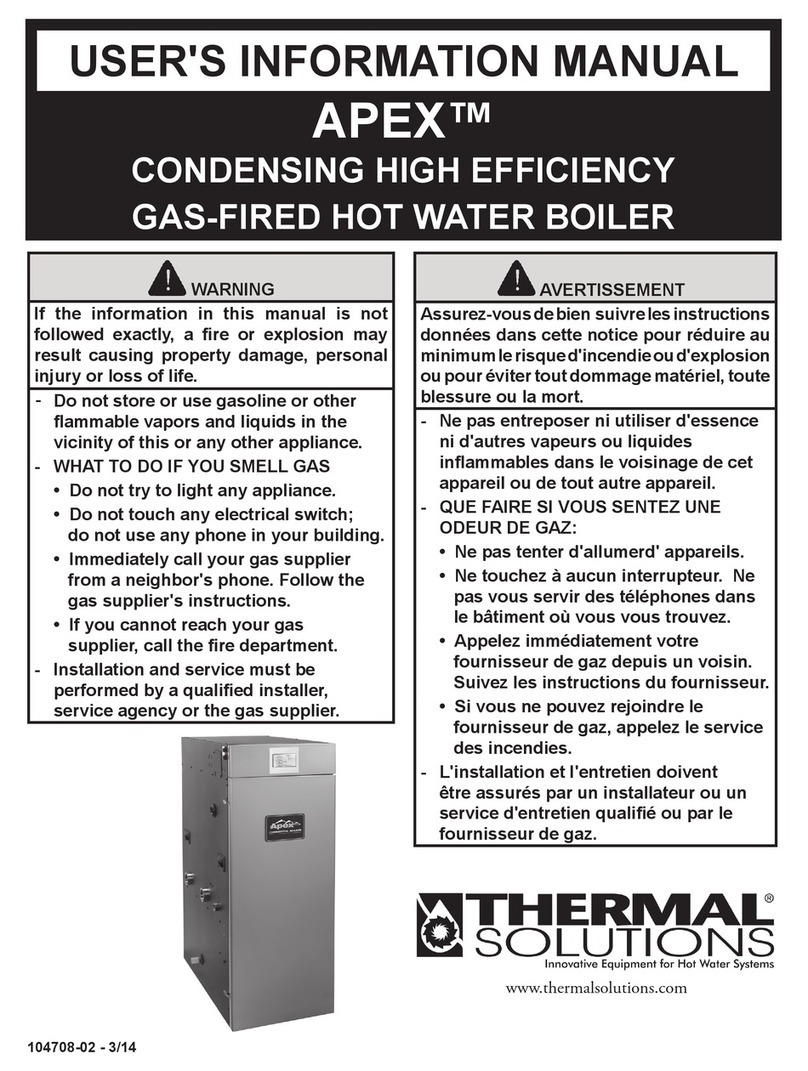 Thermal Solutions APEX User's information manual