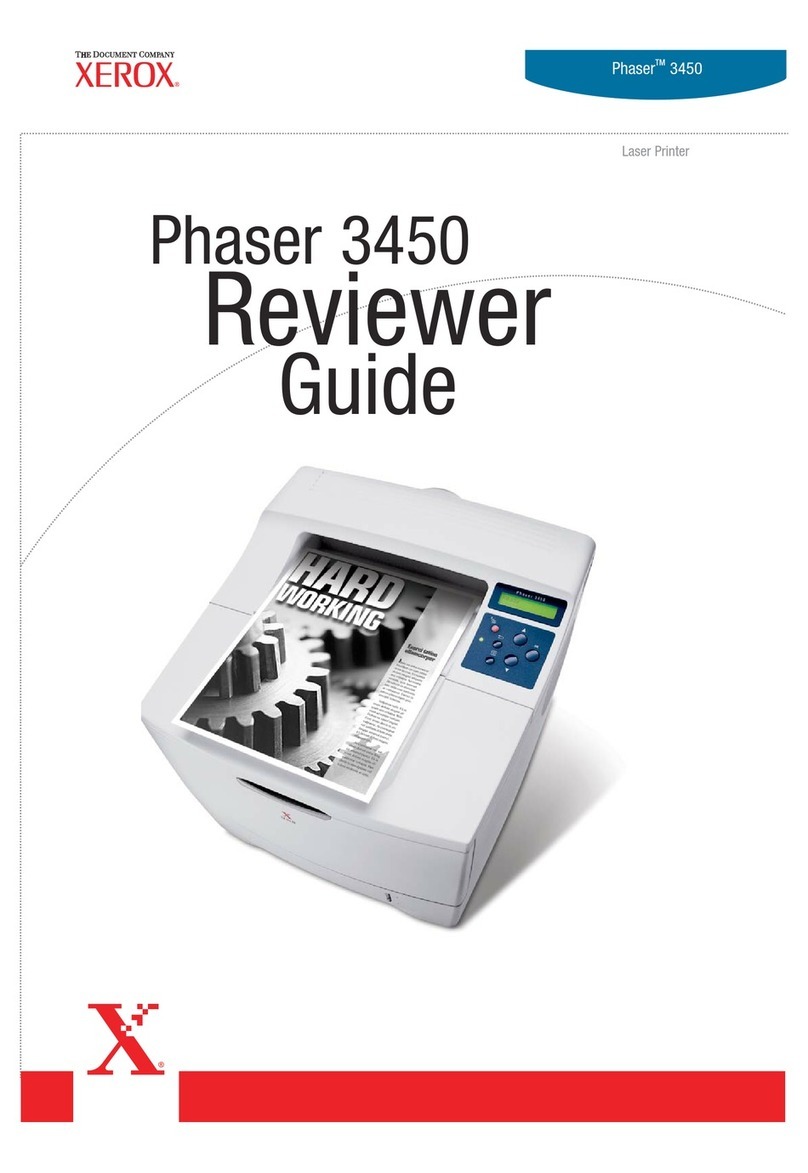 Xerox Phaser 3450 User manual