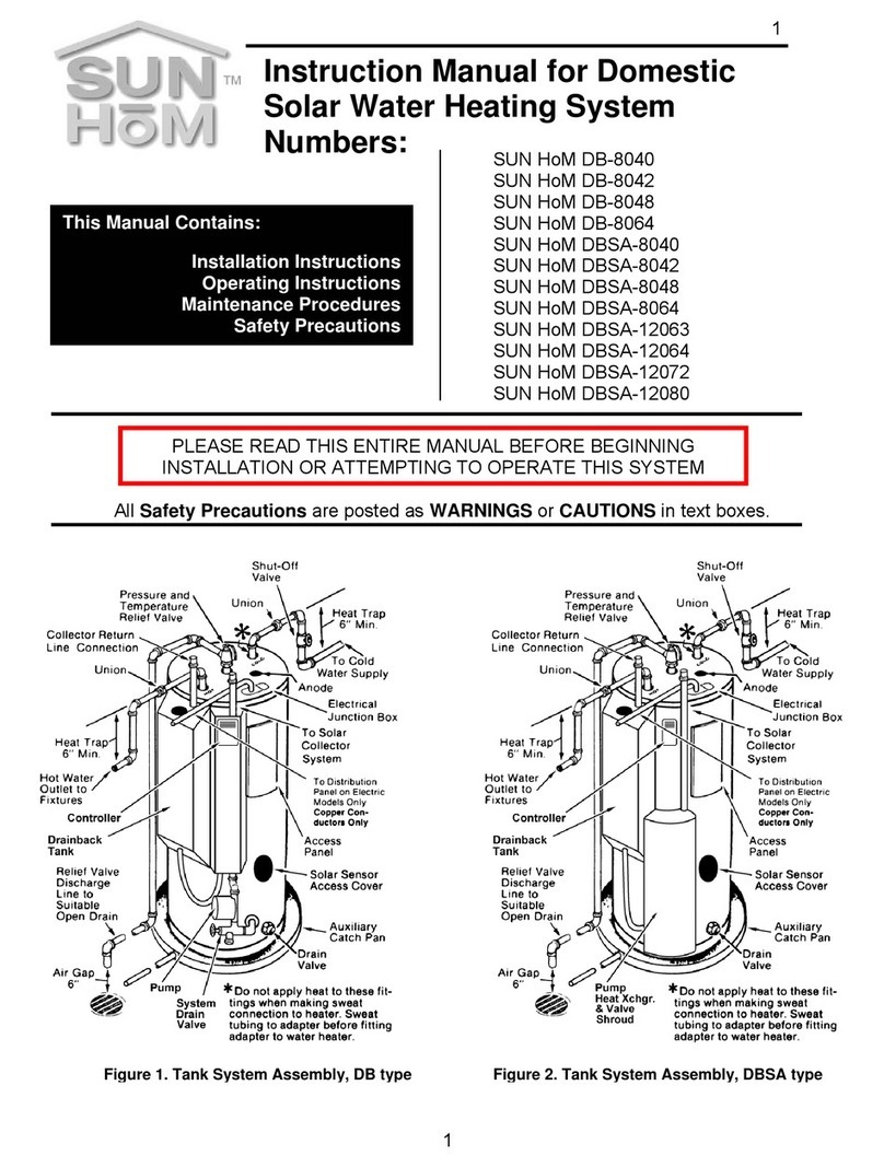 SUN HoM DB-8040 instruction manual