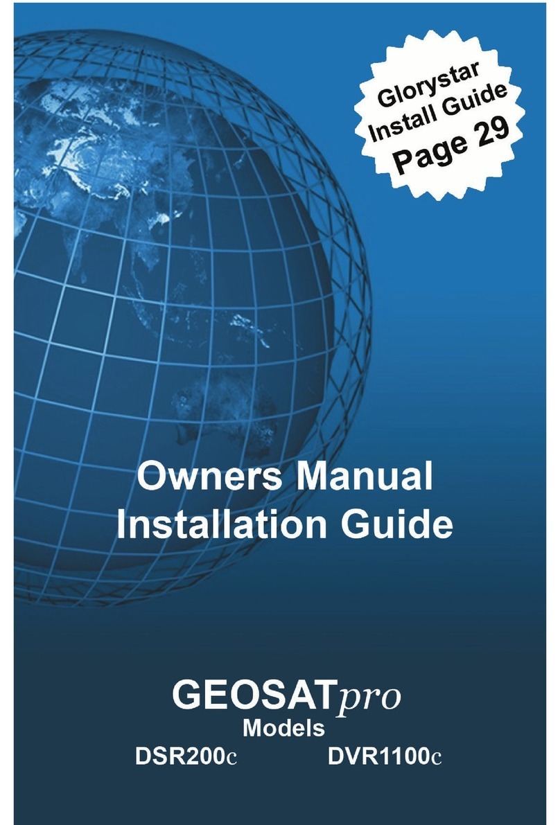 GEOSATpro DSR200c Troubleshooting guide