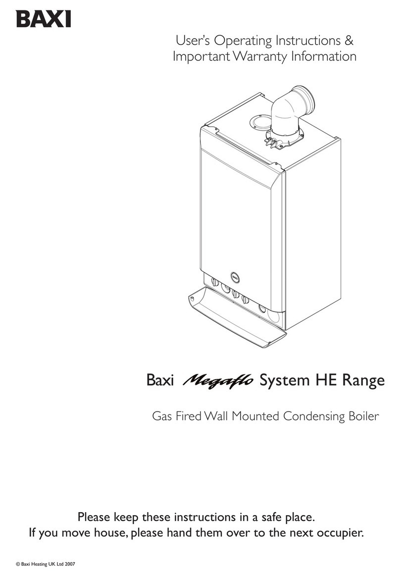 Baxi Megatlo Operation and warranty manual