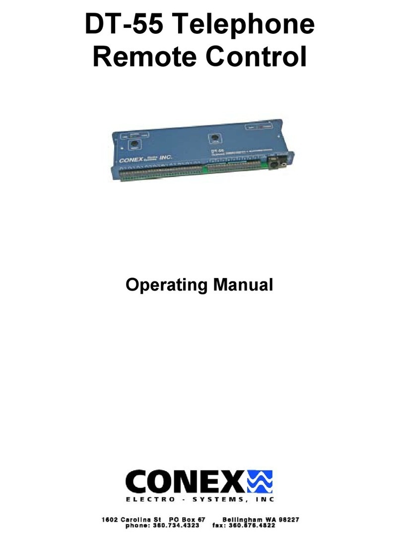 Conex DT-55 operating manual