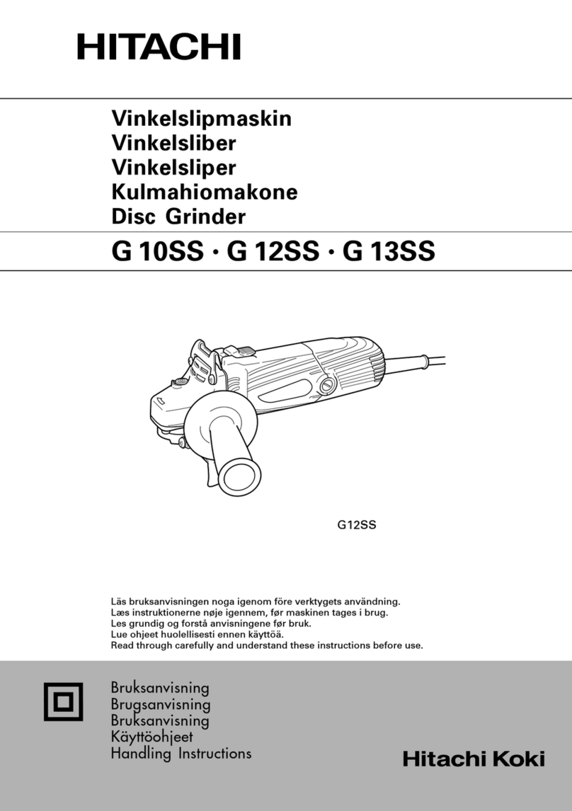 Hitachi G 10SS instructions