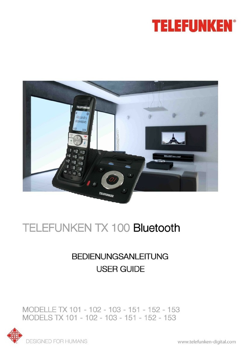 Telefunken TX100 user guide