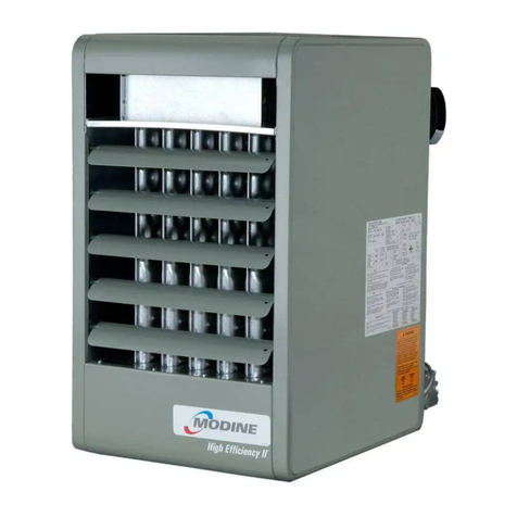 Modine Manufacturing PDP Installation and service manual