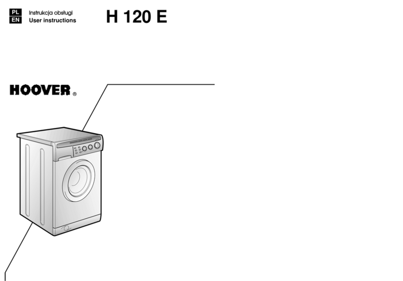 Hoover H 120 E User manual