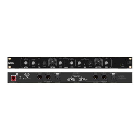 Rane AC 22B User manual
