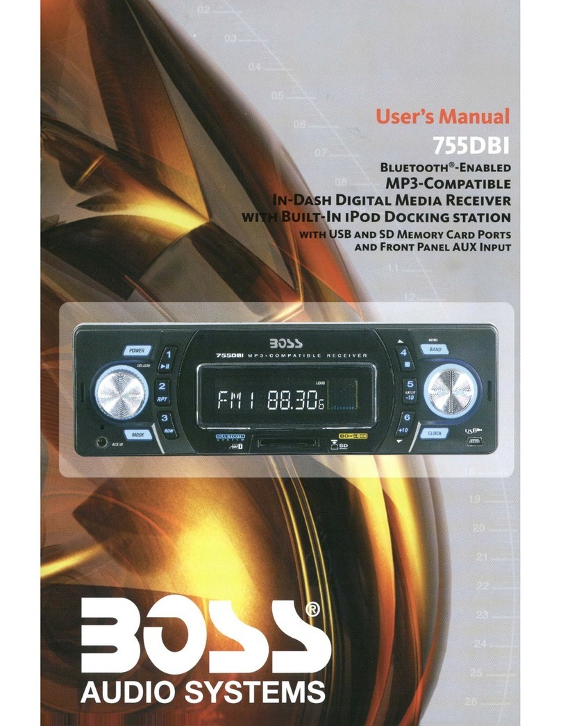 Boss Audio Systems 755DBI User manual