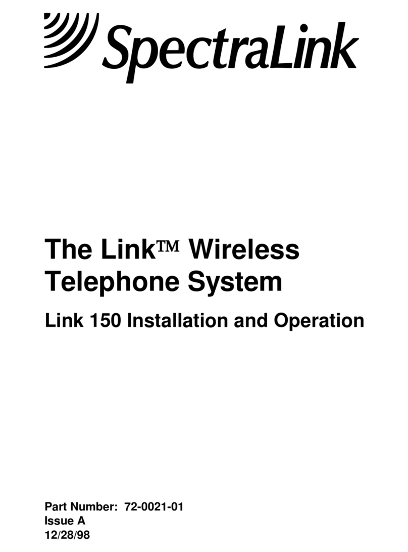 SpectraLink Link 150 Owner's manual