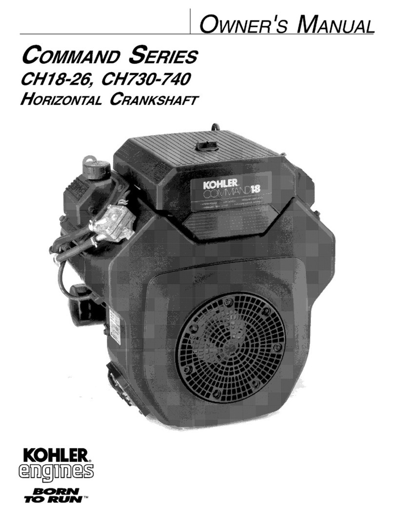 Kohler Command PRO CH18 owner's manual