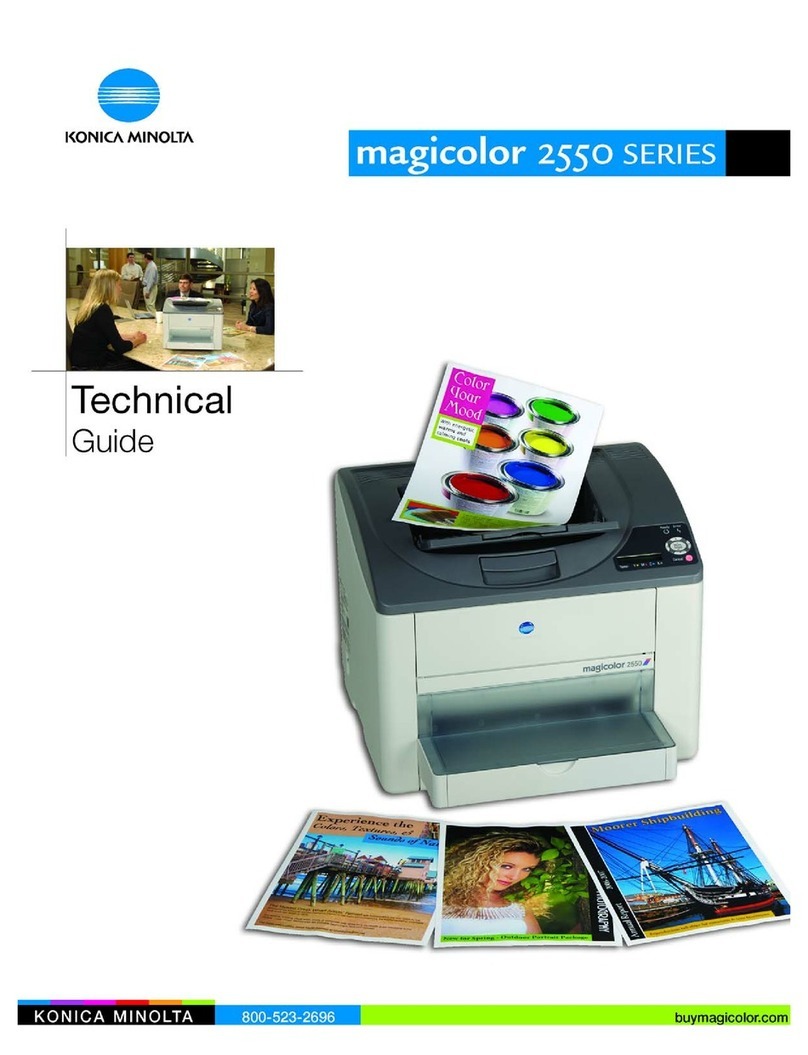 Konica Minolta Magicolor 2550 Quick start guide