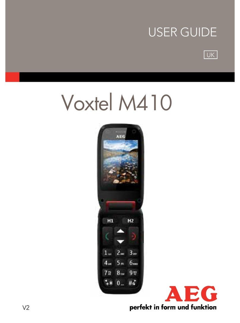 AEG Voxtel M410 User manual