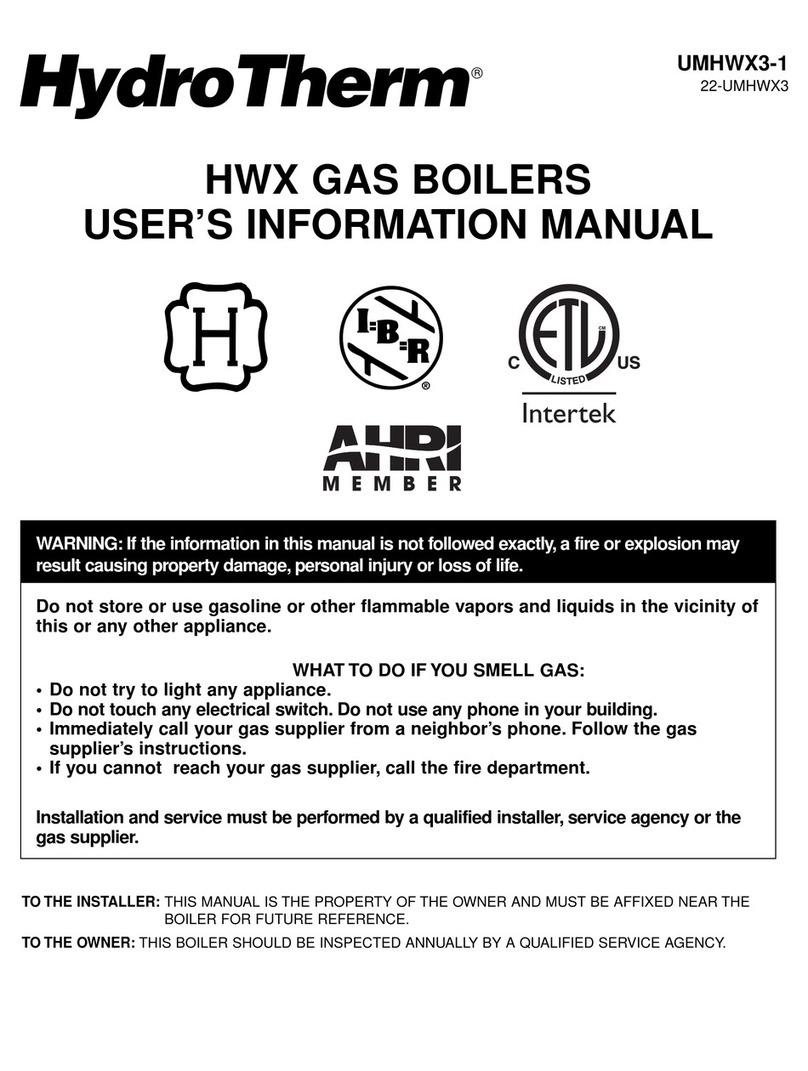 HydroTherm UMHWX3-1 Guide