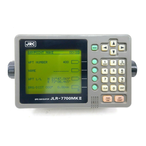 JRC JLR-7700MKII - User manual