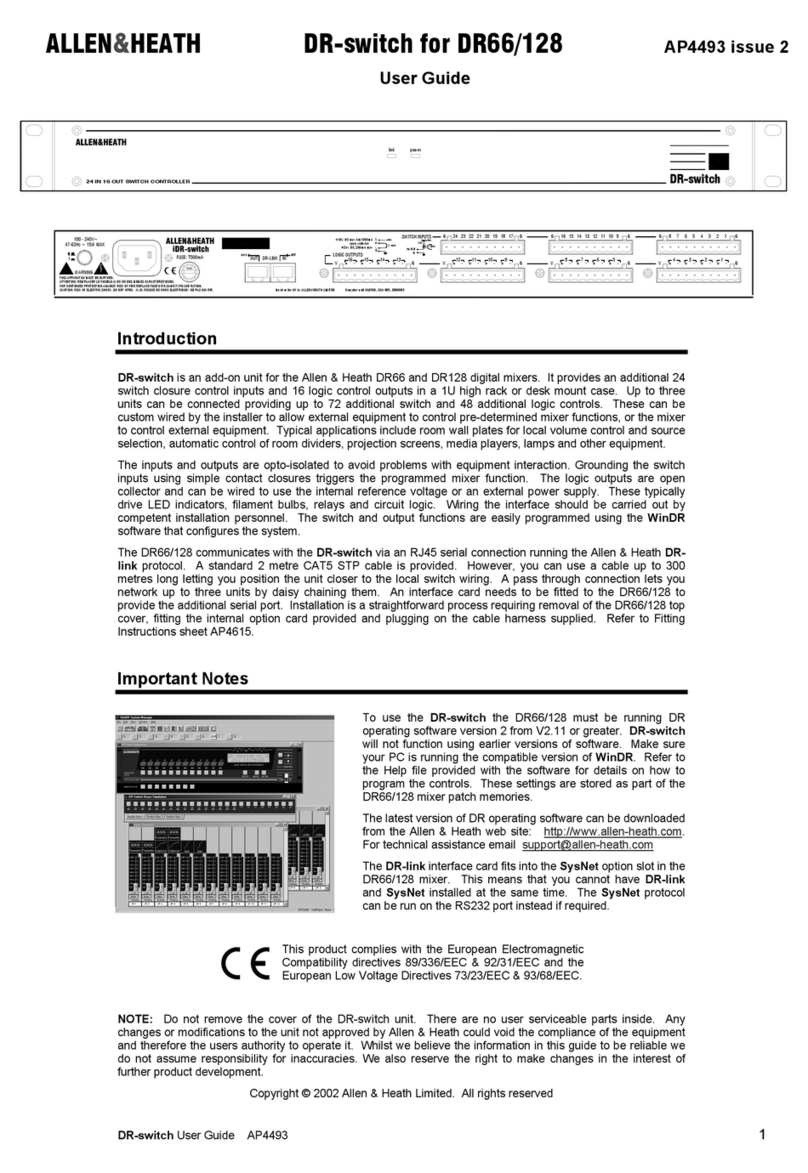 ALLEN & HEATH DR-switch user guide