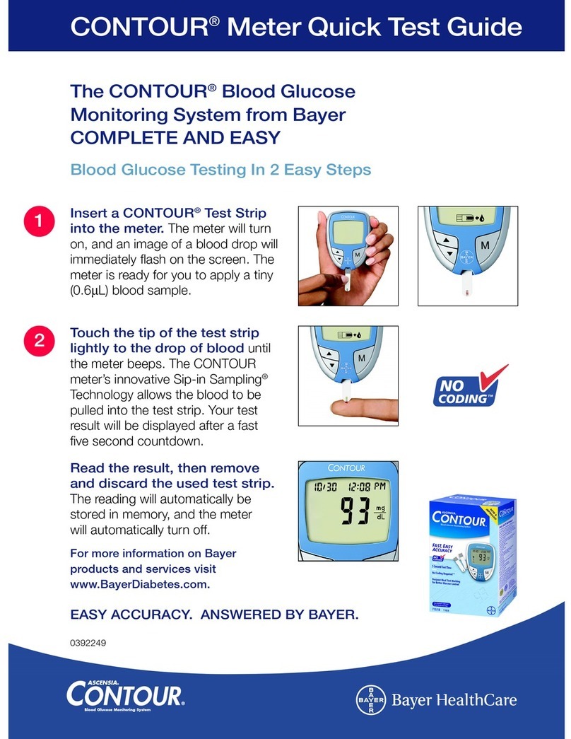 Bayer HealthCare CONTOUR Quick test guide