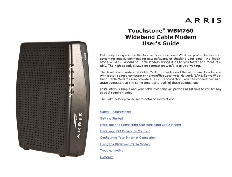 Arris Touchstone WBM760 user guide