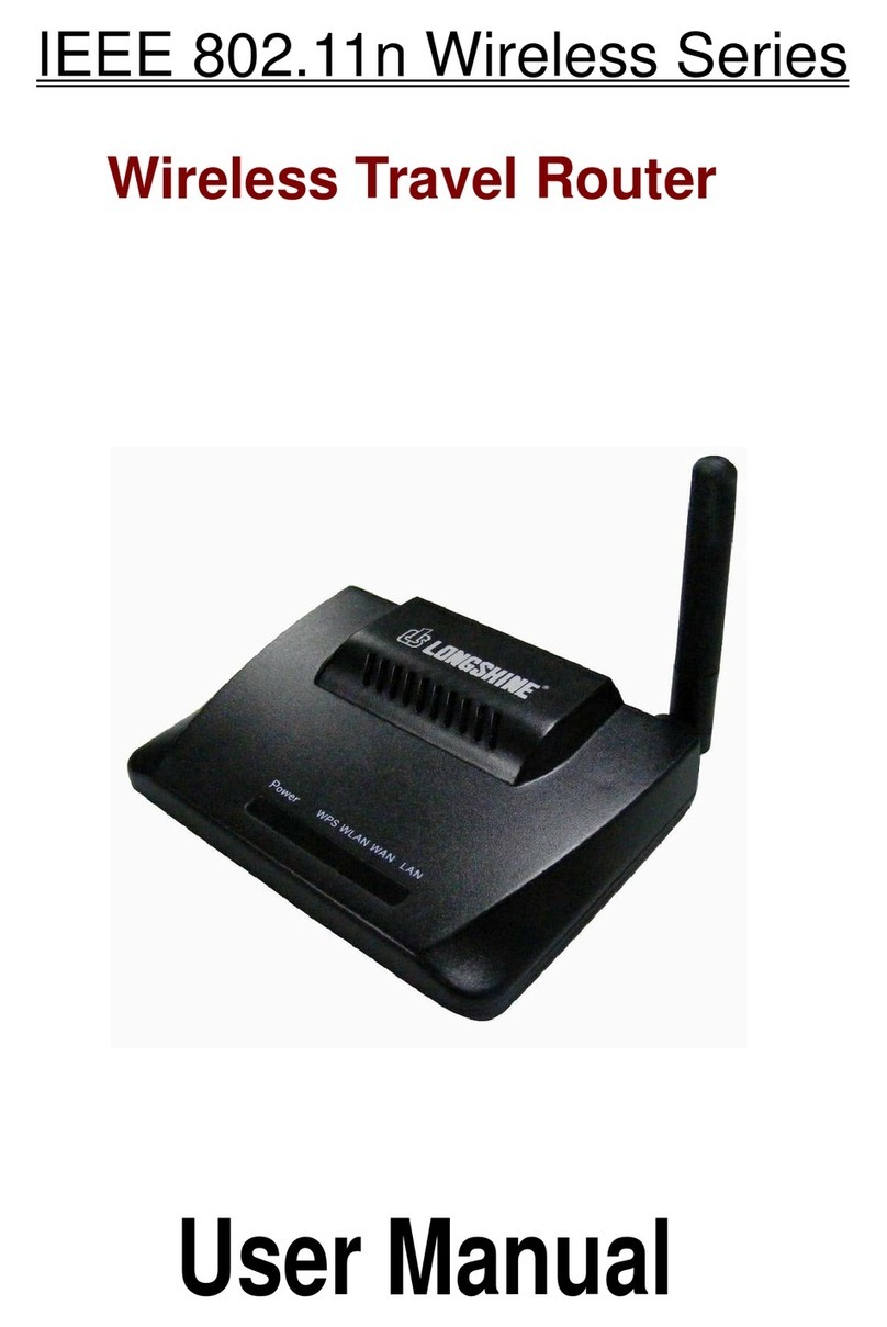 Longshine IEEE 802.11n Wireless Series User manual