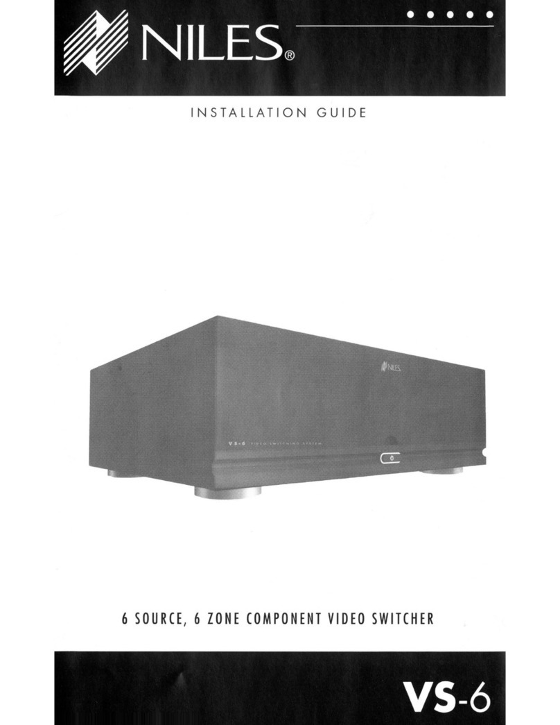 Niles VS-6 installation guide