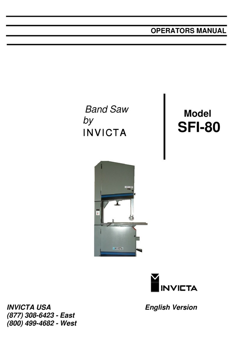 Invicta SFI-80 Operator's manual Invicta SFI-80 Operator's manual