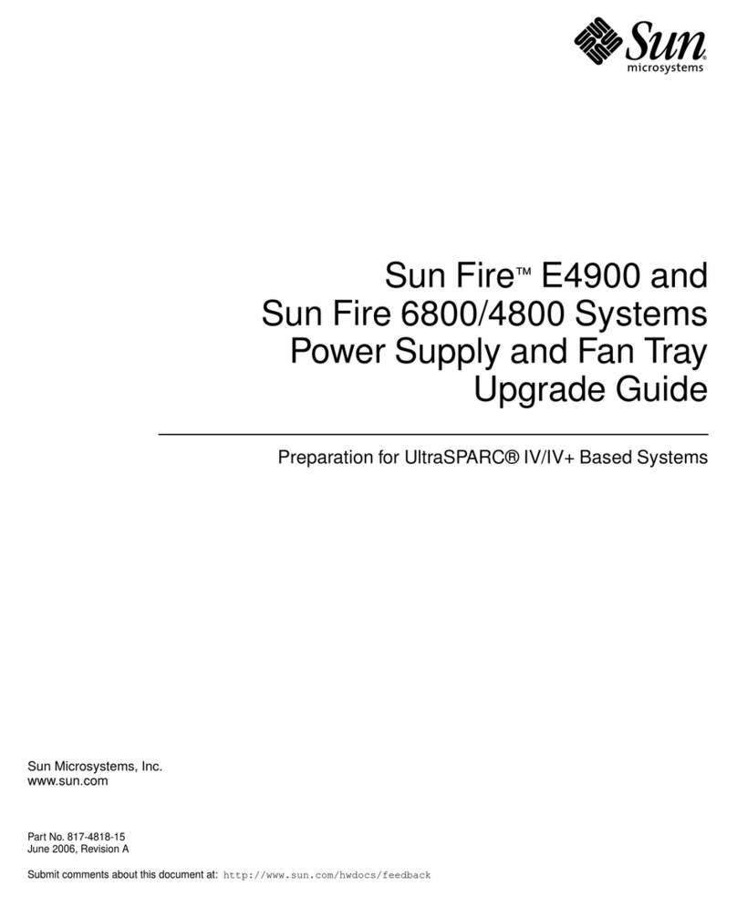 Sun Microsystems Sun Fire E4900 Installation and operation manual