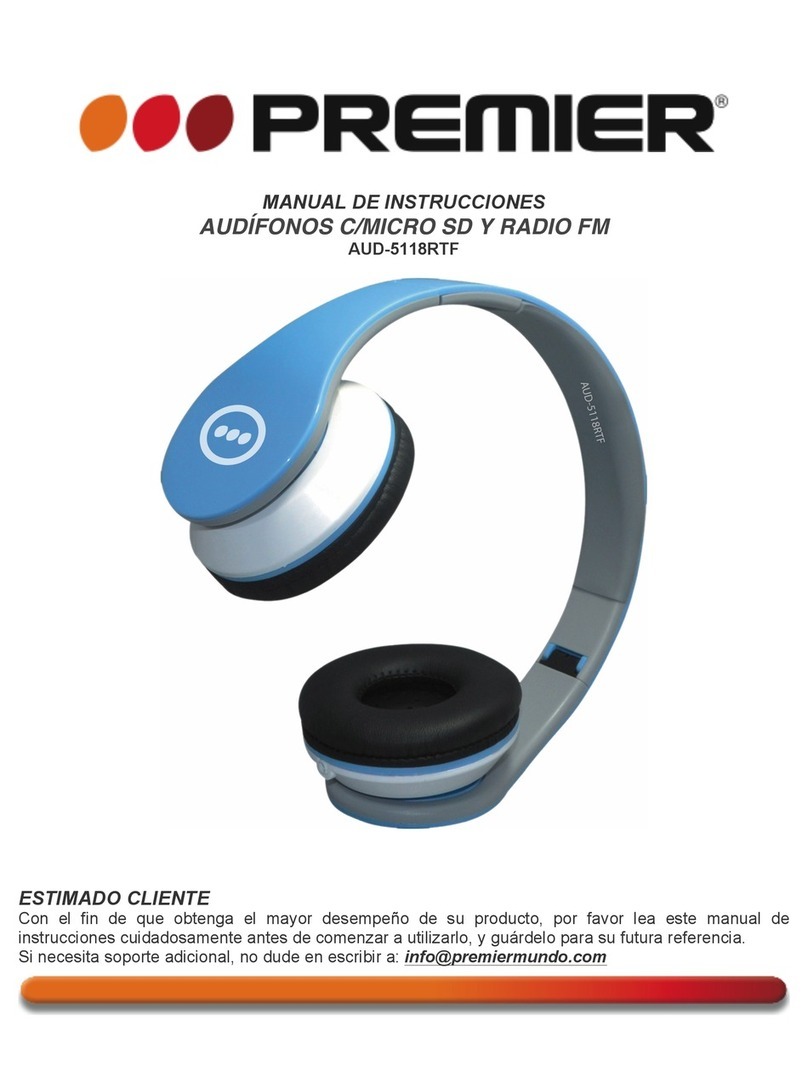Premier AUD-5118RTF instruction manual