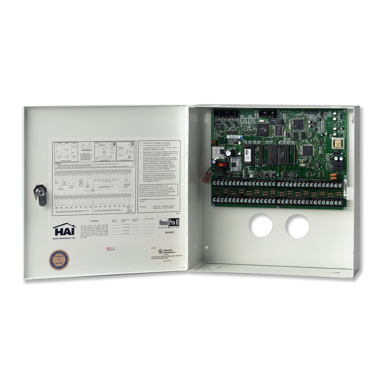 HAI Omni Pro II User manual