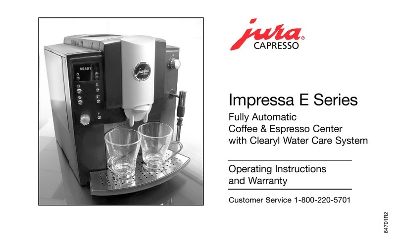 Jura Capresso Impressa E Series User manual