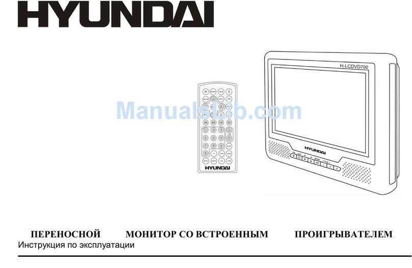 Hyundai H-LCDVD700 User manual