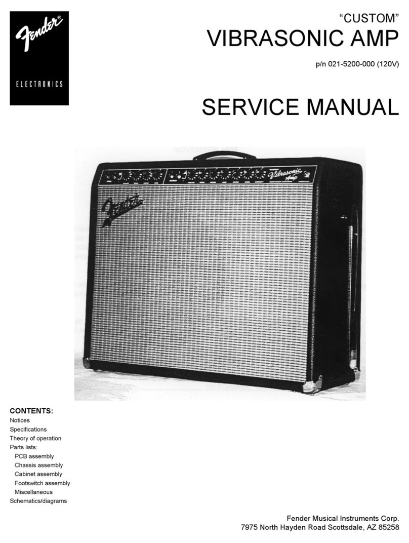 Fender Vibrasonic AMP Service manual Fender Vibrasonic AMP Service manual