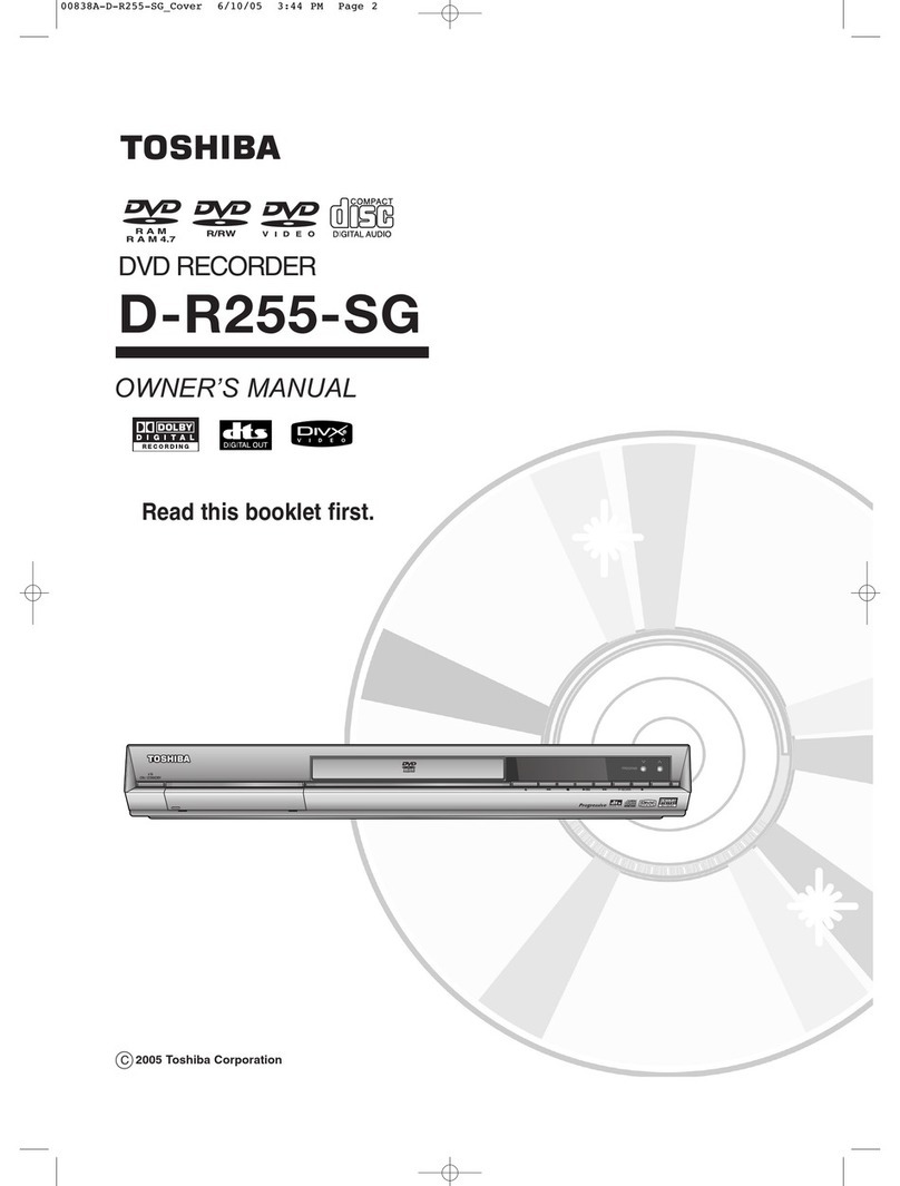 Toshiba D-R255-SG User manual