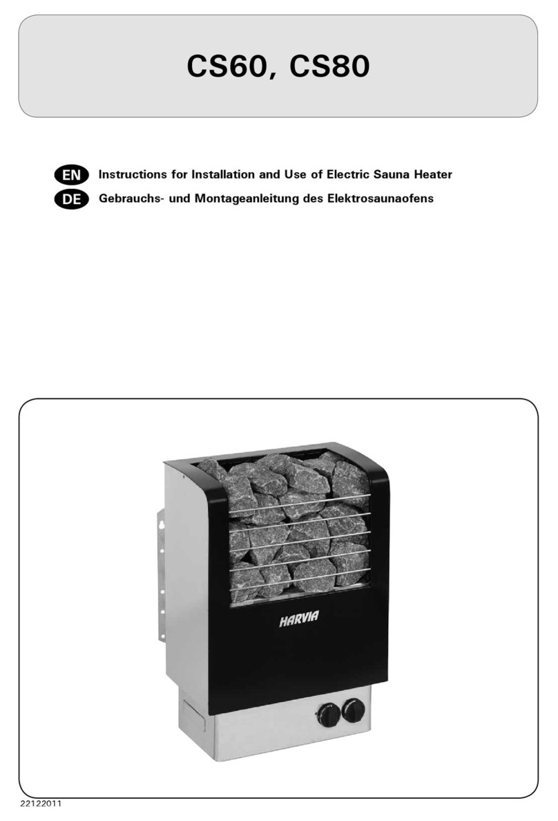Harvia CS60 user guide