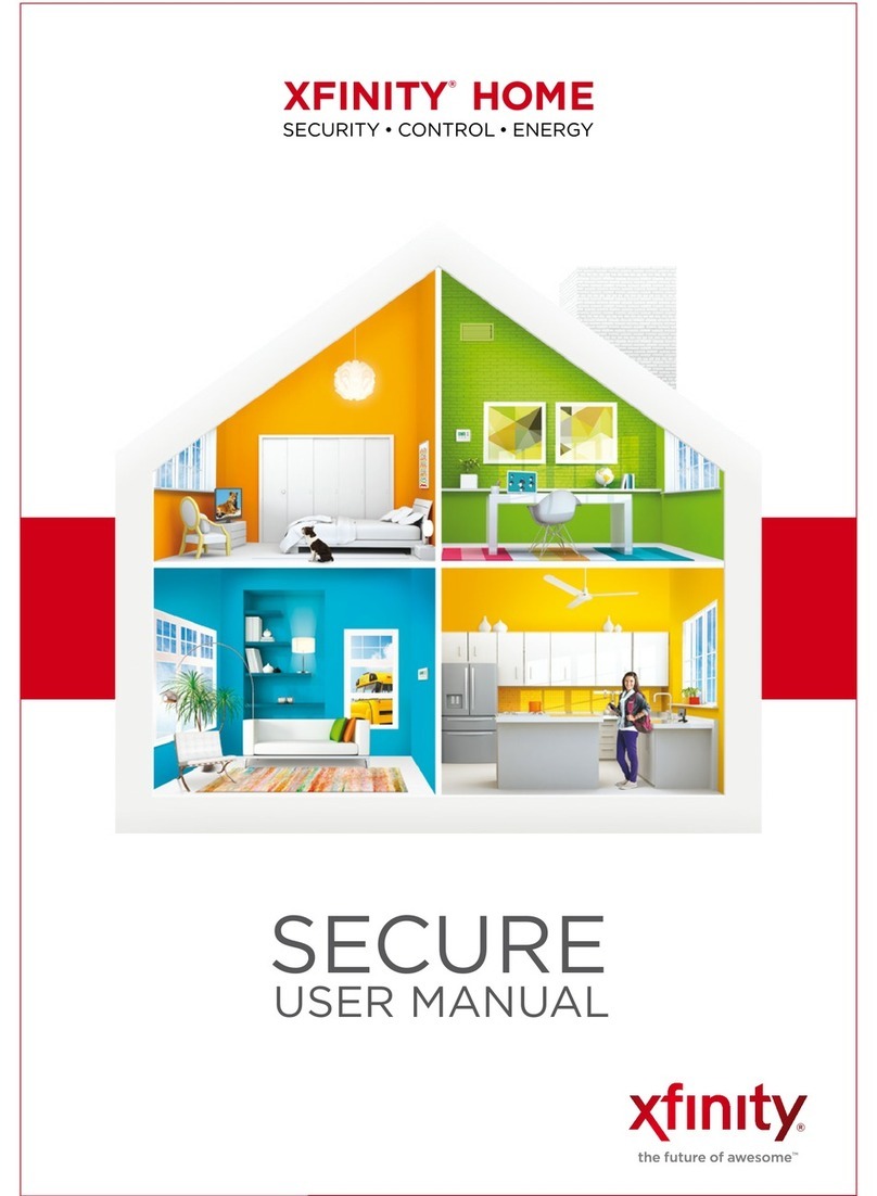 Comcast HOME SECURITY user manual