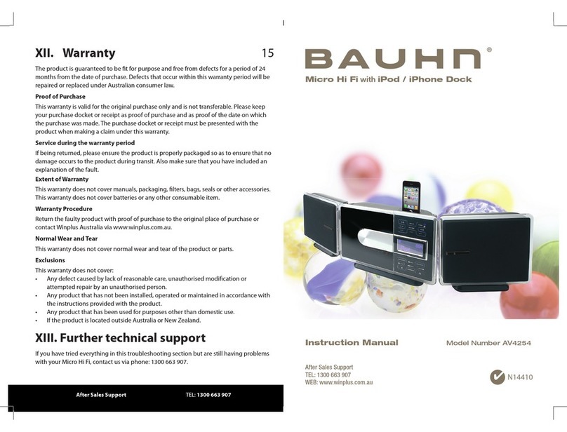 Bauhn AV4254 instruction manual