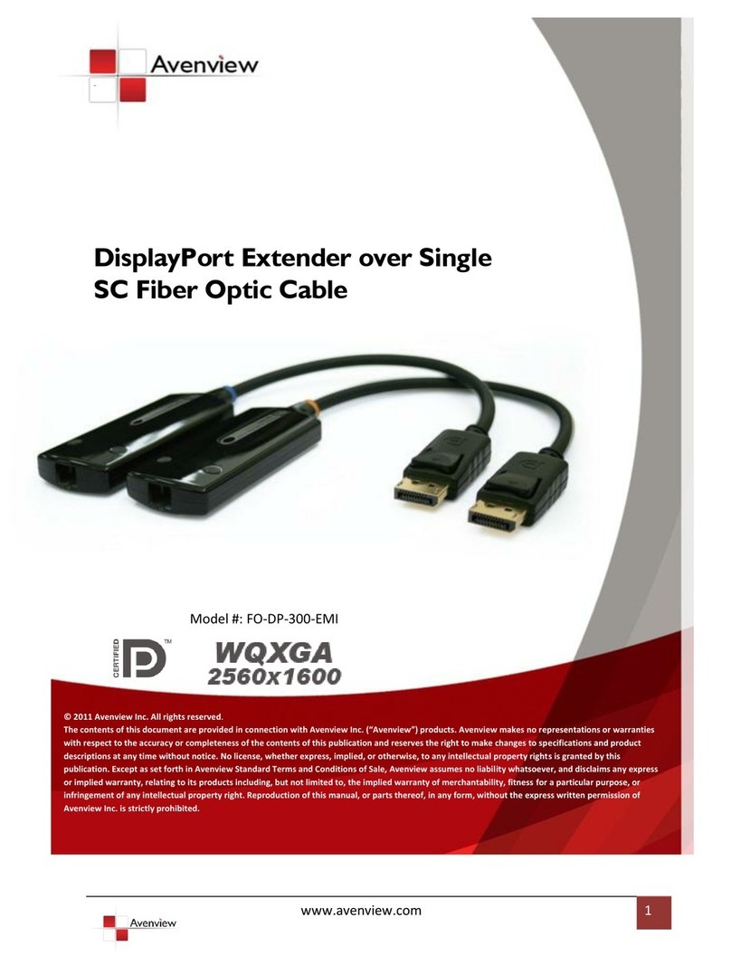 Avenview FO-DP-300-EMI instruction manual