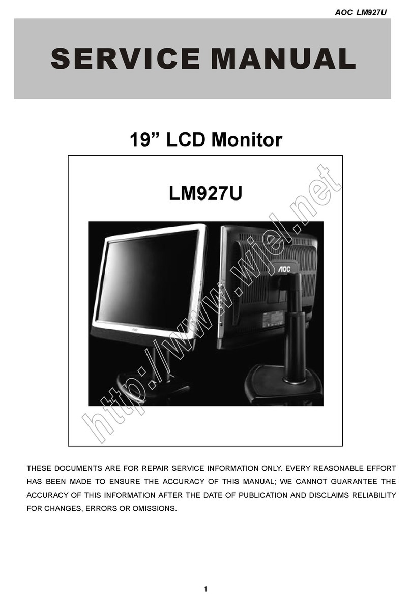 AOC LM927U User manual