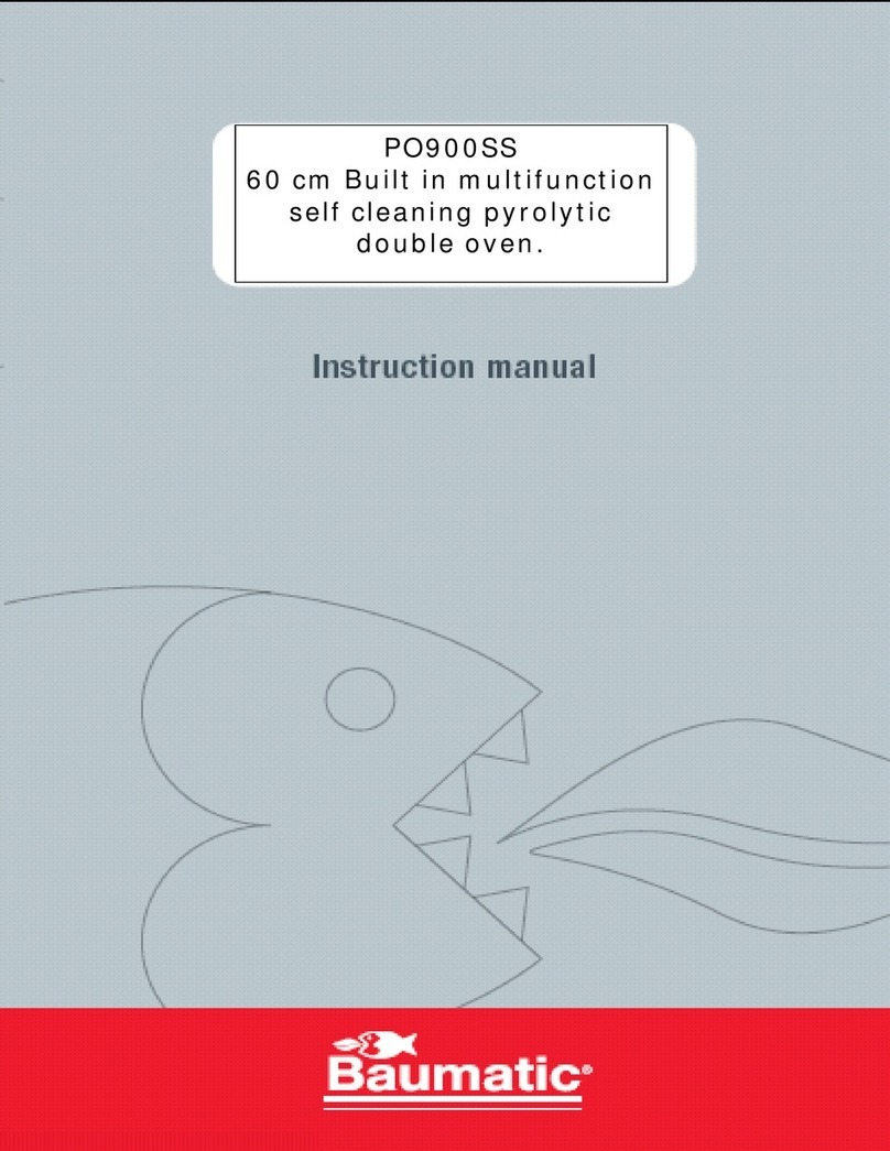 Baumatic PO900SS Installation instructions