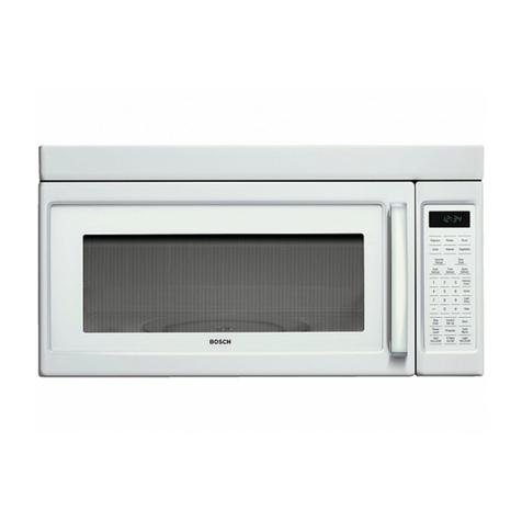 Bosch HMV9302 use and care manual