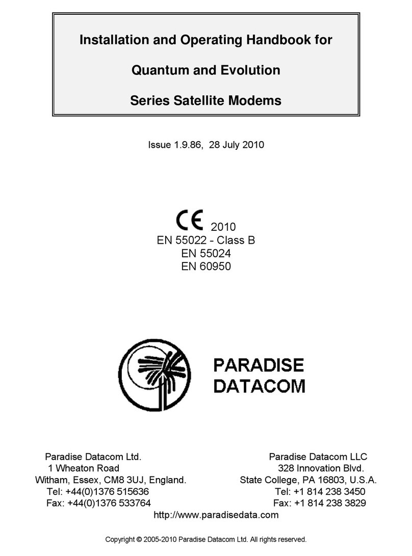 Paradise Datacom Quantum User manual