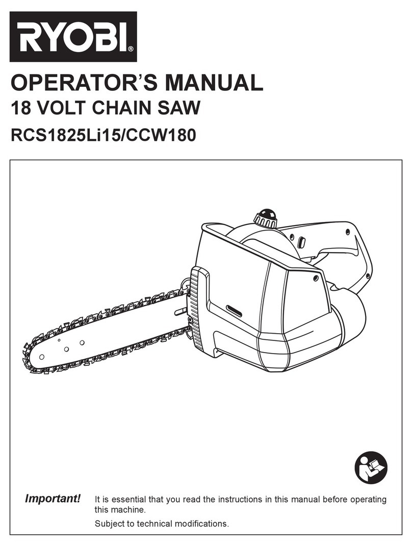 Ryobi RCS1825Li15 Operator's manual