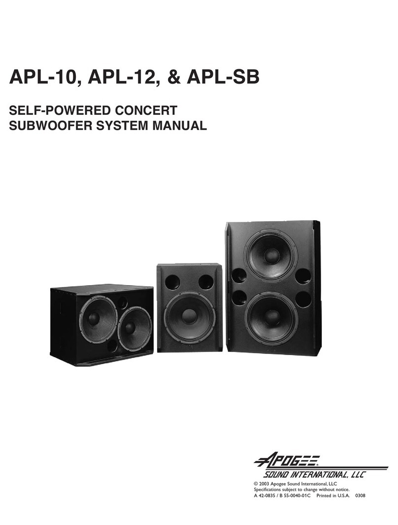 Apogee APL-10 manual
