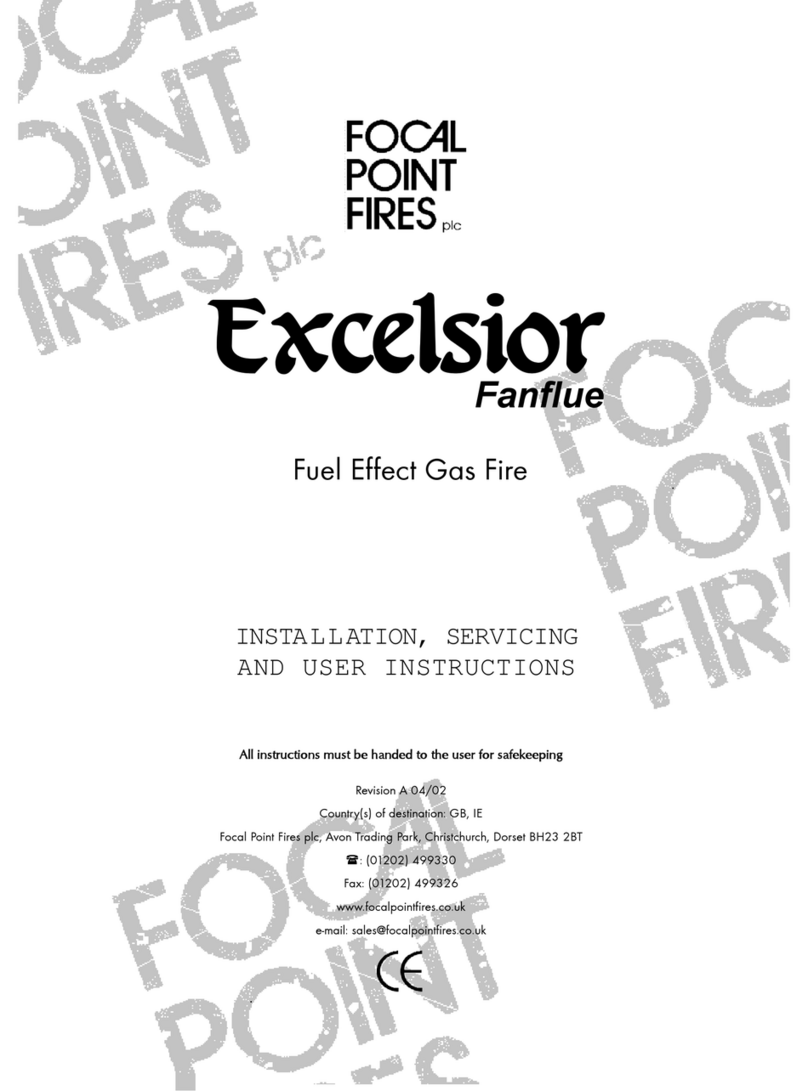 Focal Point Excelsior Fanflue User guide Focal Point Excelsior Fanflue User guide